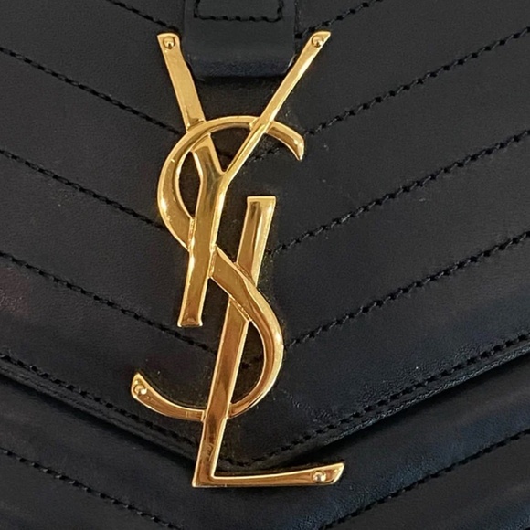 Authentic Saint Laurent Black Cassandre Clutch - Picture 2 of 15